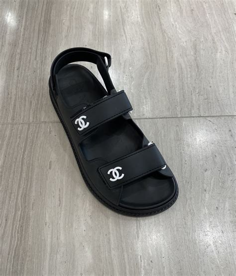 chanel rubber sandals|chanel sandals for women.